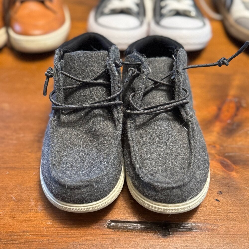 Max + Jake Felted wool booties, Size 10T